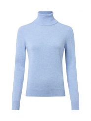 Franco Callegari Sweter z kaszmiru Kobiety Kaszmir niebieski, S. Niebieskie swetry Franco Callegari, s, bez wzorów, z kaszmiru, bez ramiączek. Za 499.95 zł.