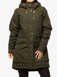 Kurtka ocieplana damska Fjallraven Singi Wool Padded Parka. Zielone płaszcze Fjällräven, na zimę, s, bez wzorów, z bawełny, bez kaptura. Za 2,294.65 zł.