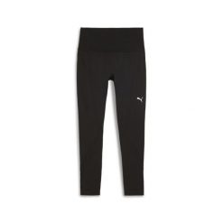 Legginsy bezszwowe damskie Shapeluxe PUMA Espresso. Czarne legginsy Puma, bez wzorów, sportowe. Za 212.75 zł.