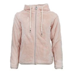 Polar z kapturem dla kobiet Peak Mountain Alanzo. Czerwone bluzy z polaru Peak Mountain, bez wzorów, z polaru, trekkingowe. W wyprzedaży za 213.50 zł.