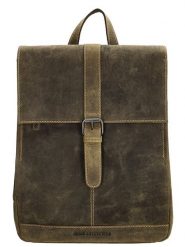 HIDE & STITCHES Skórzany plecak w kolorze khaki - 25,5 x 32,5 x 12 cm rozmiar: onesize. Brązowe plecaki HIDE & STITCHES, bez wzorów, z materiału, bez dodatków. Za 292.45 zł.