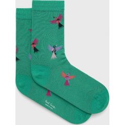 Paul Smith skarpetki damskie kolor zielony. Zielone skarpetki Paul Smith, bez wzorów. Za 119.99 zł.