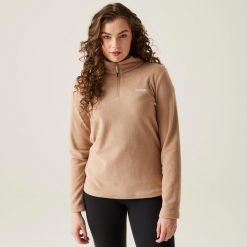 Polar turystyczny damski z suwakiem Sweethart. Brązowe bluzy z polaru Regatta, bez wzorów, z polaru, trekkingowe. Za 59.99 zł.