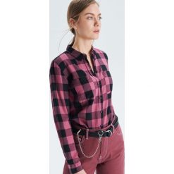 Koszula w drobną kratkę - Pomarańczowy. Koszule marki QUECHUA. Za 59.99 zł.