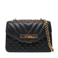Torebka Steve Madden. Czarne kopertówki Steve Madden, bez wzorów, wizytowe, bez dodatków. Za 339.99 zł.