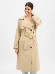 S.Oliver trencz Kobiety brązowy, 42. Brązowe płaszcze S.Oliver, s, bez wzorów, eleganckie, bez kaptura. Za 379.95 zł.