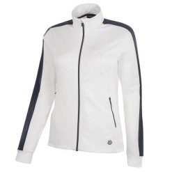 Damska bluza dresowa Galvin Green Dixie. Białe bluzy bez kaptura GALVIN GREEN, bez wzorów, z dresówki, bez kaptura, na golfa. Za 667.00 zł.