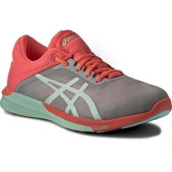 Buty ASICS - FuzeX Rush T768N Midgrey/Bay/Flash Coral 9690. Szare buty do biegania ASICS, bez wzorów, z materiału, bez zapięcia, do biegania, asics fuzex. W wyprzedaży za 259.00 zł.