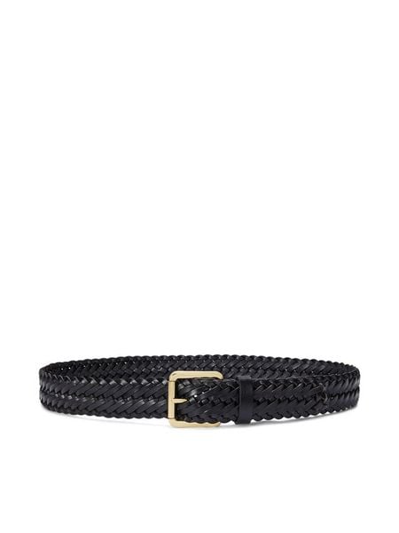 LAUREN RALPH LAUREN Pasek 412968766001 Czarny. Czarne paski Lauren Ralph Lauren, bez wzorów, ze skóry. Za 297.99 zł.