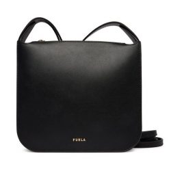 Torebka Furla. Czarne listonoszki Furla, bez wzorów, bez dodatków. Za 1,369.00 zł.