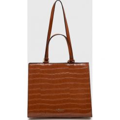 Nobo torebka kolor brązowy. Brązowe shopper bag NOBO, bez wzorów, na ramię, bez dodatków. W wyprzedaży za 124.99 zł.
