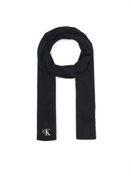 Calvin Klein Szalik Fine LV04D8021G Czarny. Czarne szaliki i kominy Calvin Klein, bez wzorów, z wiskozy. Za 209.99 zł.