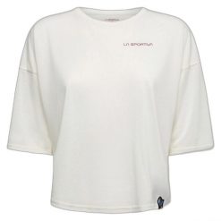 Koszulka damska La Sportiva Cave Paint. Białe t-shirty sportowe La Sportiva, m, bez wzorów, z materiału, bez ramiączek, wspinaczkowe. Za 273.50 zł.