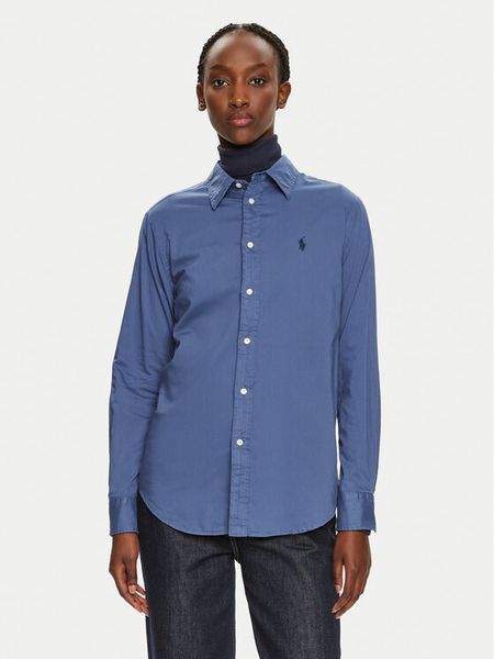 Polo Ralph Lauren Koszula 211932522007 Niebieski Regular Fit. Niebieskie koszule Polo Ralph Lauren, xl, bez wzorów, z bawełny, bez kołnierzyka, bez ramiączek. Za 339.99 zł.