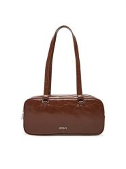 JENNY Torebka C-JEN-L-006-08 Brązowy. Brązowe torebki klasyczne Jenny, bez wzorów, z materiału, bez dodatków. Za 109.99 zł.