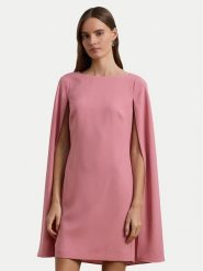 LAUREN RALPH LAUREN Sukienka koktajlowa 253855210034 Różowy Slim Fit. Czerwone sukienki Lauren Ralph Lauren, bez wzorów, z syntetyku, wizytowe, bez kołnierzyka, bez ramiączek. Za 789.99 zł.