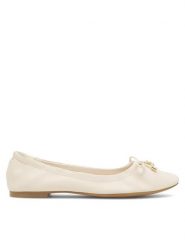 Nine West Baleriny WFA2617-1 Écru. Baleriny Nine West, bez wzorów, ze skóry, bez obcasa, bez zapięcia. Za 199.99 zł.