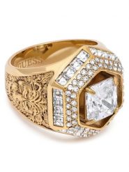 Guess Pierścionek JUBR06 187JW Złoty. Żółte pierścionki Guess, metalowe. Za 336.99 zł.