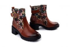 LAURA VITA 0007076 Corineo 31 marron, botki damskie. Brązowe botki LAURA VITA, bez wzorów, bez obcasa, na obcasie, bez zapięcia. Za 389.78 zł.