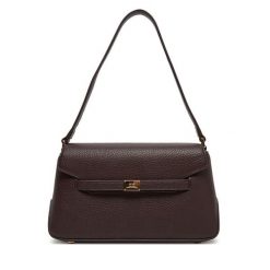 Torebka Elisabetta Franchi. Brązowe torebki klasyczne Elisabetta Franchi, bez wzorów, klasyczne, bez dodatków. Za 959.99 zł.