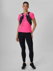 4F Legginsy do biegania szybkoschnące damskie - czarne S. Czarne legginsy 4f, bez wzorów, z materiału. Za 169.99 zł.