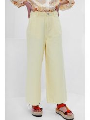 Josephine & Co Spodnie "Gydo" w kolorze żółtym rozmiar: 34. Żółte spodnie materiałowe Josephine & Co, bez wzorów, z bawełny, z podwyższonym stanem. Za 239.99 zł.