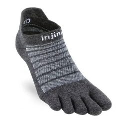 Skarpetki Injinji Lightweight No-Show Wool. Szare skarpetki Injinji, bez wzorów, z wełny. Za 132.00 zł.