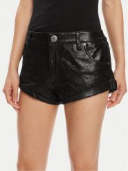 One Teaspoon Szorty skórzane Bandits 26208B Czarny Relaxed Fit. Czarne szorty One Teaspoon, bez wzorów, ze skóry. Za 729.99 zł.