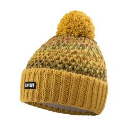 Czapka turystyczna damska Alpinus Autiola. Żółte czapki zimowe Alpinus, bez wzorów, z dzianiny. Za 99.00 zł.