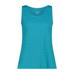 Damski tank top CMP Unlimitech. Niebieskie topy sportowe CMP, l, bez wzorów. Za 176.50 zł.