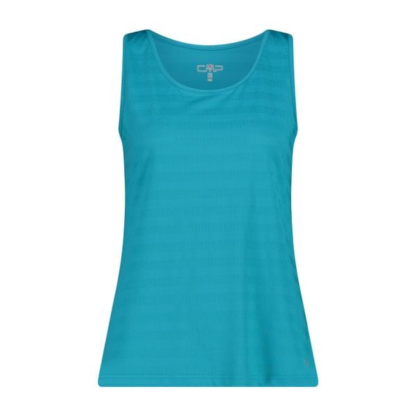 Damski tank top CMP Unlimitech. Niebieskie topy sportowe CMP, l, bez wzorów. Za 176.50 zł.