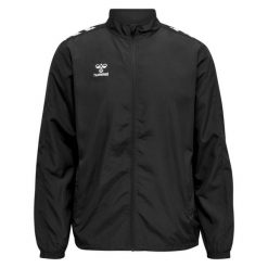 Kurtka Hummel Micro Zip. Czarne kurtki Hummel, m, bez wzorów, z materiału, klasyczne, bez kaptura. Za 215.35 zł.