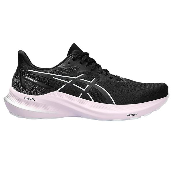 Buty do biegania damskie Asics Gt-2000. Czarne buty do biegania ASICS, bez wzorów, z materiału, bez zapięcia, do biegania. Za 479.00 zł.