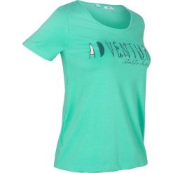 T-shirt sportowy z elastycznym dołem, krótki rękaw bonprix zielony oceaniczny. Zielone t-shirty bonprix, bez wzorów, bez ramiączek. Za 59.99 zł.
