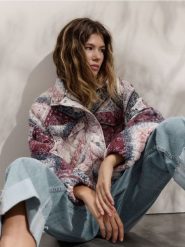 Pikowana kurtka z bawełnianej tkaniny - wielobarwny. Kurtki Reserved, l, bez wzorów, z bawełny, bez kaptura. W wyprzedaży za 159.99 zł.