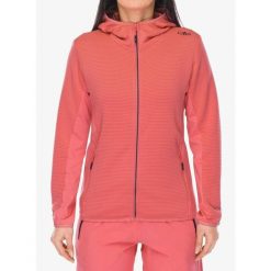 Bluza trekkingowa damska CMP Glentra Jacket. Czerwone bluzy CMP, bez wzorów, sportowe, bez ramiączek, bez kaptura. Za 384.99 zł.