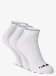 Adidas Performance skarpety do obuwia sportowego pakowane po 3 szt. Kobiety Bawełna biały, XL. Białe skarpetki adidas Performance, bez wzorów, z bawełny. Za 44.95 zł.