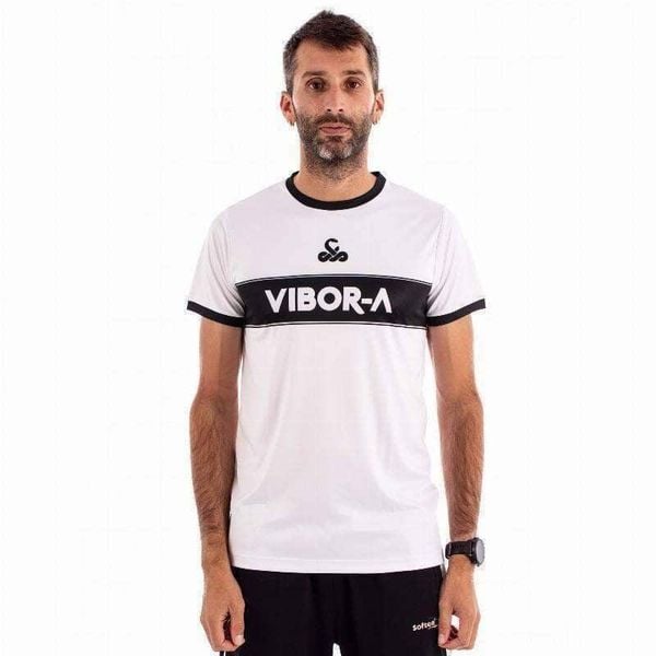 T-shirt Vibor-A Truison. Białe t-shirty VIBORA, bez wzorów, sportowe, bez kołnierzyka, bez ramiączek. Za 178.99 zł.