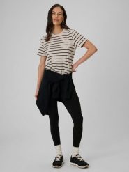 4F Legginsy dzianinowe damskie - czarne XL. Czarne legginsy 4f, bez wzorów, z bawełny, długie. Za 79.99 zł.