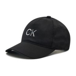 Czapka z daszkiem Calvin Klein. Czarne czapki z daszkiem Calvin Klein, bez wzorów. Za 99.99 zł.