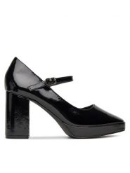 DeeZee Czółenka 3995 Czarny. Czarne czółenka DeeZee, bez wzorów, ze skóry, bez obcasa, bez zapięcia. Za 149.99 zł.