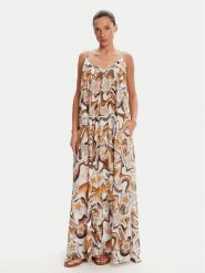 Devotion TWINS Sukienka letnia Athina 025.385G Kolorowy Loose Fit. Sukienki Devotion Twins, bez wzorów, z bawełny, bez kołnierzyka, bez ramiączek. Za 1,089.00 zł.