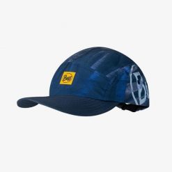 Czapka Buff 5 Panels Go Cap. Niebieskie czapki z daszkiem Buff, bez wzorów, z elastanu. Za 134.90 zł.