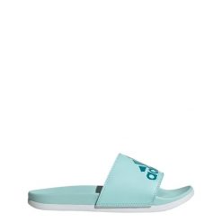 Klapki Adilette Comfort. Brązowe klapki adidas, bez wzorów, klasyczne, bez obcasa, bez zapięcia. Za 199.00 zł.