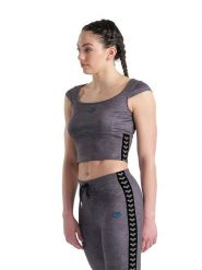 Arena Top sportowy w kolorze szarym rozmiar: M. Szare topy sportowe Arena, m, bez wzorów, outdoorowe. Za 65.99 zł.