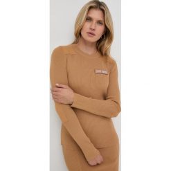 Notes du Nord sweter damski kolor żółty lekki. Żółte swetry Notes du Nord, m, bez wzorów, bez ramiączek. Za 699.99 zł.