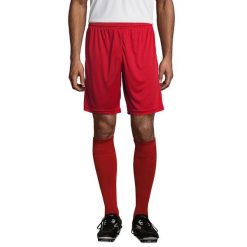 Podstawowe Spodenki San Siro 2 Dla Dorosłych Unisex. Czarne szorty SOL'S, bez wzorów, sportowe. Za 57.99 zł.
