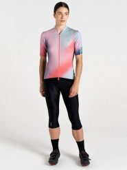 Dare 2b Koszulka kolarska "Stimulus II" ze wzorem rozmiar: 44. Brązowe t-shirty sportowe Dare 2b, bez wzorów, bez ramiączek, rowerowe. Za 132.36 zł.