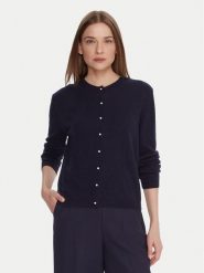 United Colors Of Benetton Kardigan 1002D501U Granatowy Regular Fit. Niebieskie swetry United Colors Of Benetton, s, bez wzorów, z wełny, bez ramiączek. Za 369.99 zł.