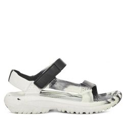 Sandały Teva. Czarne sandały Teva, bez wzorów, sportowe, bez obcasa, bez zapięcia. Za 189.99 zł.